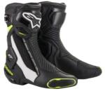 Alpinestars SMX Plus V2 cipő, ALPINESTARS (fekete/fehér/fluo sárga, 47-es méret)