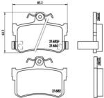 BREMBO fékbetét készlet P28 027