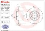 BREMBO Féktárcsa tömör Ø272mm 08. B413.11