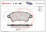 BREMBO fékbetét készlet, tárcsafék P61 065