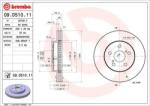 BREMBO Féktárcsa belső hűtés Ø255mm 09. D510.11