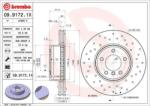 BREMBO fékkorong lyukasztás/belső hűtött Ø324 mm 09.9172. 1x