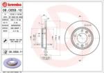 BREMBO Féktárcsa tömör Ø249mm 08. C659.11