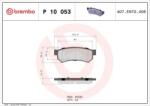 BREMBO fékbetét készlet, tárcsafék P10 053