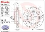 BREMBO fékkorong lyukasztás/belső hűtött Ø345mm 09. A301.11