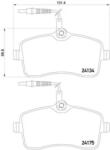 BREMBO fékbetét készlet, tárcsafék P61 109
