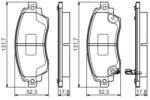 Bosch fékbetét készlet 0 986 495 132