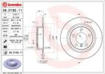BREMBO Féktárcsa tömör Ø296mm 08. D180.11