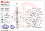 BREMBO fékkorong lyukasztás/belső hűtött Ø302 mm 09. a185.1x