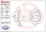 BREMBO féktárcsa 08. B602.21