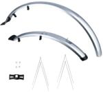 OXFORD első/hátsó sárvédő készlet ATP CITY 26" -os kerekeken való használatra, OXFORD (ezüst, szélesség 60 mm, horgonytagokkal együtt)