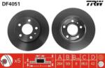 TRW Féktárcsa tömör Ø264mm DF4051