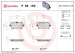 BREMBO fékbetét készlet P85 150X