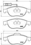BREMBO fékbetét készlet, tárcsafék P23 114