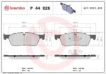 BREMBO fékbetét készlet, tárcsafék P44 026