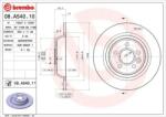 BREMBO Féktárcsa tömör Ø302mm 08. A540.11