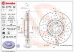 BREMBO féktárcsa 09. D770.1X