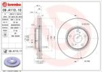 BREMBO Féktárcsa szellőző Ø296mm 09. A110.11