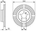 Bosch szellőző féktárcsa Ø344mm 0 986 479 489