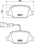 BREMBO fékbetét készlet, tárcsafék P23 131