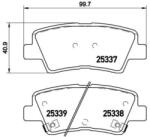 BREMBO fékbetét készlet P30 067X