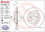 BREMBO Féktárcsa belső hűtés Ø330mm 09. D625.11