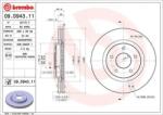 BREMBO Féktárcsa belső hűtés Ø296mm 09. D943.11