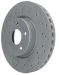 ATE Evett fékkorong lyukasztás/belső hűtött Ø322mm 24.0132-0100.1