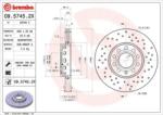 BREMBO fékkorong lyukasztás/belső hűtött Ø288 mm 09.5745. 2x