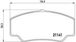 BREMBO fékbetét készlet P24 023