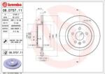BREMBO Féktárcsa tömör Ø288mm 08. D757.11