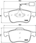 BREMBO fékbetét készlet P23 132X