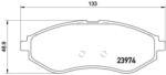 BREMBO fékbetét készlet, tárcsafék P24 048