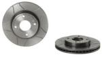 BREMBO Féktárcsa hornyolt Ø258mm 09. A968.76