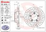 BREMBO fékkorong lyukasztás/belső hűtött Ø330mm 09. C878.11