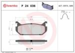 BREMBO fékbetét készlet, tárcsafék P24 036