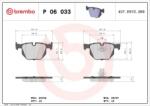 BREMBO fékbetét készlet, tárcsafék P06 033X