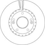 TRW szellőző féktárcsa Ø280mm DF6628