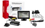 AMiO parkolóasszisztens TFT01 4, 3 CAM-308 LED kamerával, 4 érzékelős ezüst