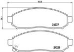 BREMBO fékbetét készlet, tárcsafék P56 059