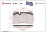BREMBO fékbetét készlet, tárcsafék P85 122