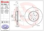 BREMBO Féktárcsa szellőző Ø300mm 09. D392.11