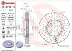 BREMBO féktárcsa perforált/belső hűtéses Ø320mm 09. A758.1X
