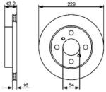 Bosch szellőző féktárcsa Ø228, 7mm 0 986 479 417