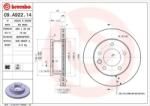 BREMBO Féktárcsa szellőző Ø285mm 09. A922.14