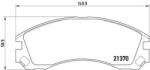 BREMBO fékbetét készlet, tárcsafék P61 089