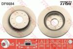 TRW szellőző féktárcsa Ø280mm DF6684