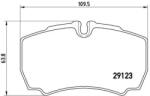 BREMBO fékbetét készlet PA6 023