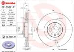 BREMBO Féktárcsa - fényezett 09. E567.11