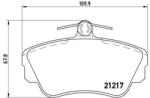BREMBO fékbetét készlet, tárcsafék P86 010